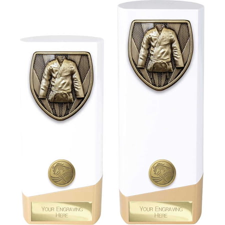 Prime Cobra Martial Arts Award White & Gold