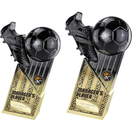 The Marauders Football Managers Player Carbon Black & Gold 280mm