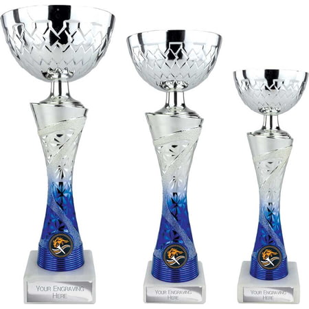 Vigour Trophy Silver & Blue
