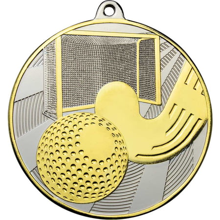 Premiership Hockey Medal Gold & Silver 60mm