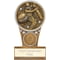 Ikon Tower Cricket Batsman Award Antique Silver & Gold