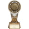 Ikon Tower Golf Award Antique Silver & Gold