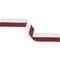 Medal Ribbon Maroon & White 395x22mm