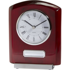 Idaho Glass & Rosewood Clock Award 152mm