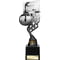 Innov8 Basketball Plastic Trophy Silver & Black