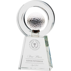 Navigator Golf Crystal Award 200mm