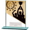Mustang Achievement Glass Award