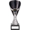 Rising Stars Premium Plastic Trophy Silver & Black