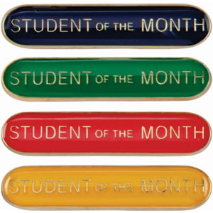 Scholar Bar Badge Student of Month