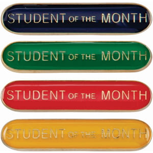 Scholar Bar Badge Student of Month