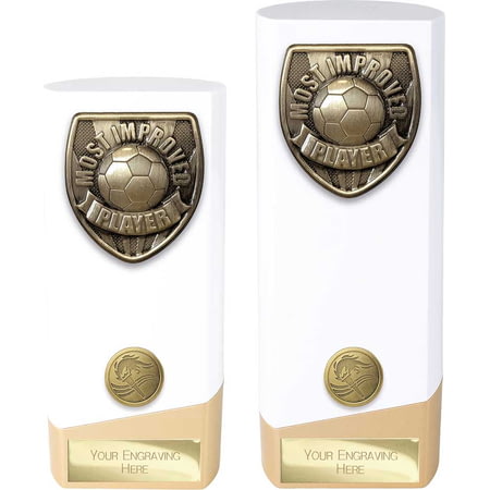 Prime Cobra Most Improved Player Award White & Gold