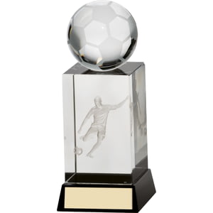 Sterling Football Crystal Award 145mm