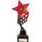 Innov8 Star Plastic Trophy Red & Black