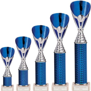 Rising Stars Plastic Trophy - Blue