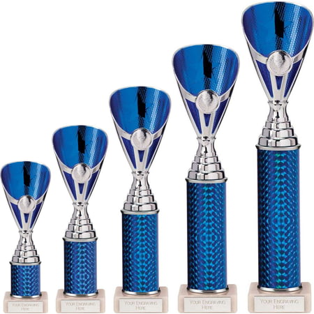 Rising Stars Plastic Trophy - Blue