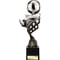 Innov8 Football Plastic Trophy Silver & Black