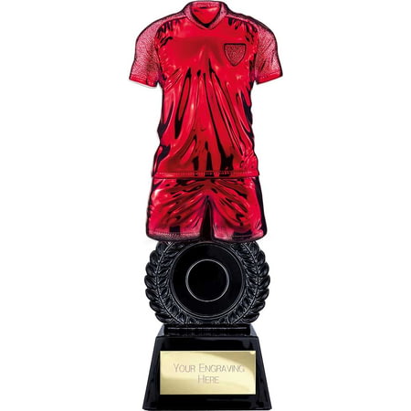 Intensity Football Award Metallic Red & Carbon Black 260mm