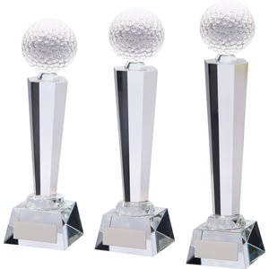 Interceptor Golf Crystal Award
