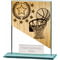 Mustang Basketball Glass Award