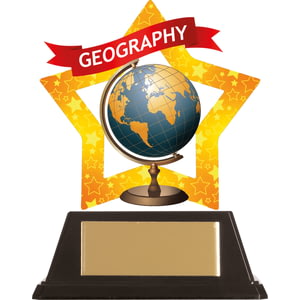 Mini-Star Geography Acrylic Plaque 100mm