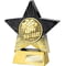 Superstar Happy Birthday Award Black & Gold