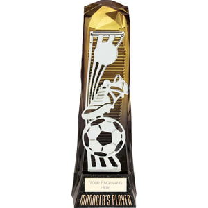 Shard Football Managers Player Award Gold to Black 230mm