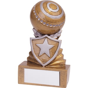Shield Lawn Bowls Mini Award 95mm