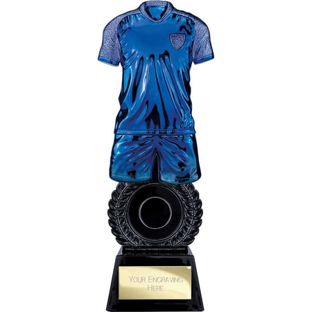 Intensity Football Award Metallic Blue & Carbon Black 260mm