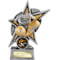 Speedstar Football Award Antique Silver & Gold 180mm