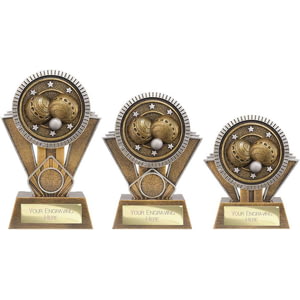 Apex Ikon Lawn Bowls Award Gold & Silver