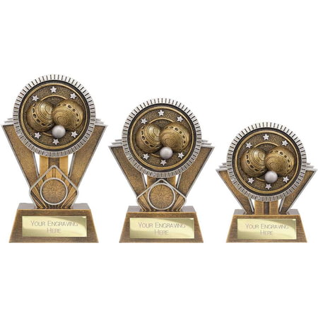 Apex Ikon Lawn Bowls Award Gold & Silver