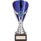 Rising Stars Premium Plastic Trophy Silver & Blue