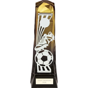 Shard Football Award Fusion Gold & Carbon Black 230mm