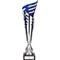 Atlantis Silver/Blue Laser Cup