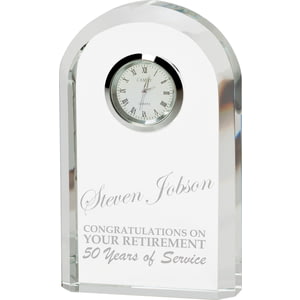 Eternity Crystal Clock 130mm