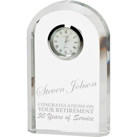 Eternity Crystal Clock 130mm
