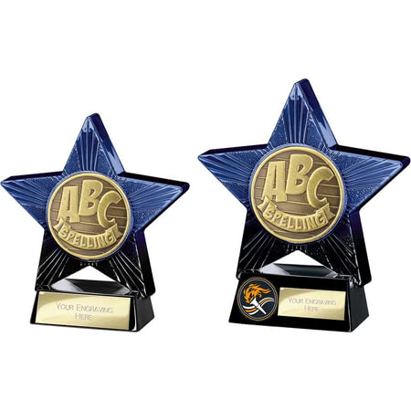 Superstar Spelling Award Blue & Black
