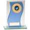 Azzuri Wave Multisport Mirror Glass Award Blue & Silver