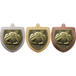 Cobra Football Goal Keeper Shield Medal