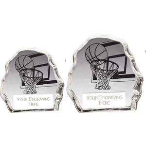 Mystique Basketball Glass Award