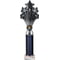 5 Star Multisport Tube Trophy Black & Silver