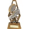 Immense Rugby Award Antique Silver & Gold 190mm