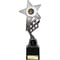 Innov8 Star Plastic Trophy Silver & Black