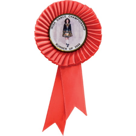 Tribute Mini Rosette Red 90mm