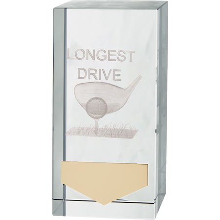 Inverness Golf Longest Drive Crystal Award100mm