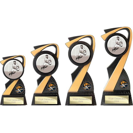 Mania Tower Rugby Award Carbon Black & Gold