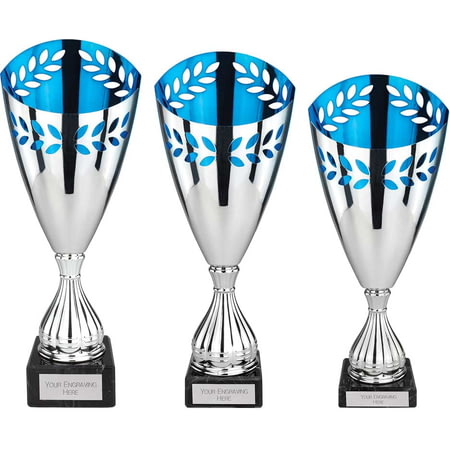 Maximus Laser Trophy Silver & Blue