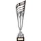Monza Lazer Cut Metal Cup Silver & Black