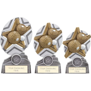 The Stars Bowls Plaque Award Silver & Gold