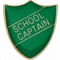 Scholar Pin Badge School Captain Yellow